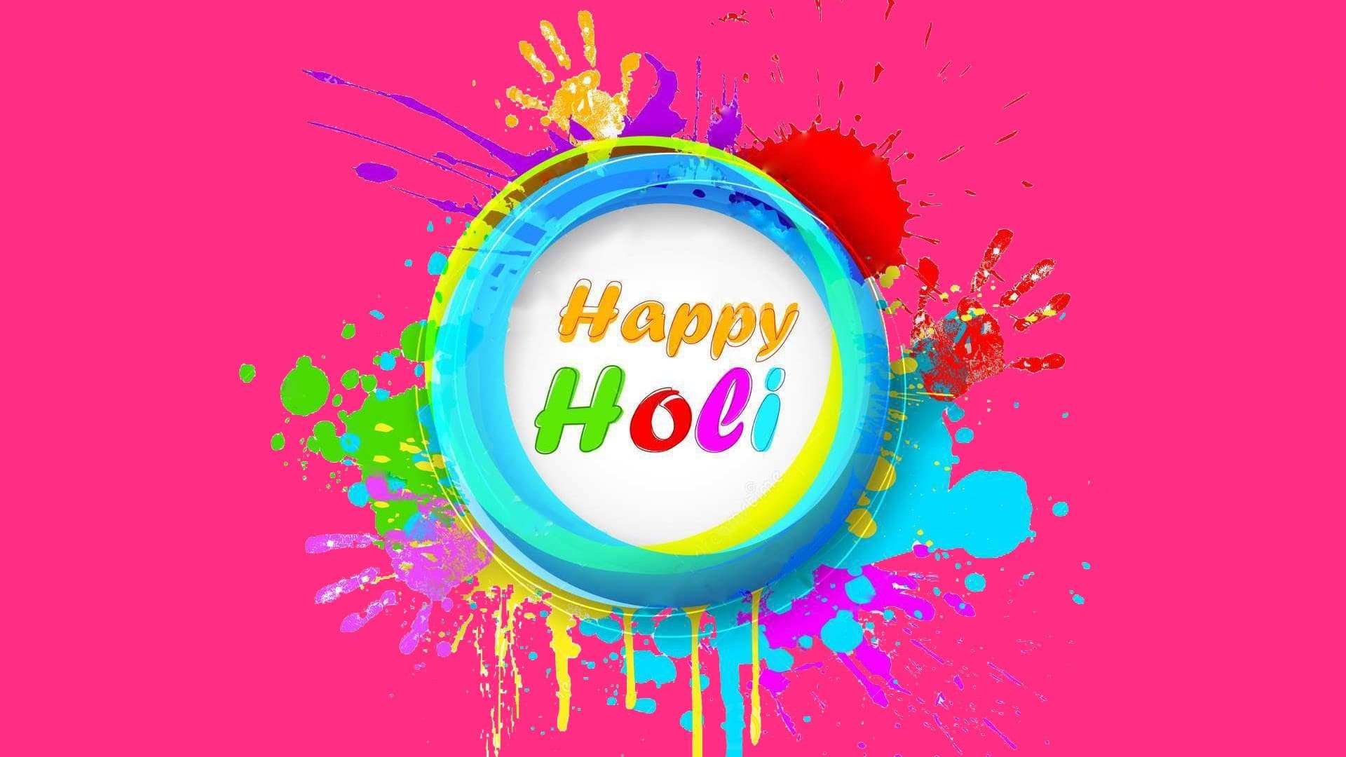Happy Holi Greeting Cards 2018