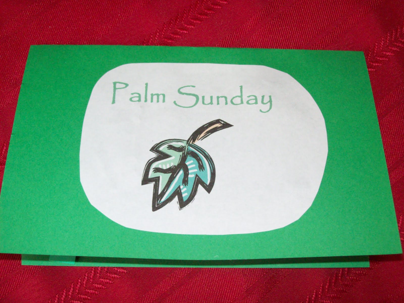 Palm Sunday Craft 