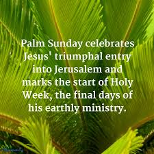 Palm Sunday Scripture