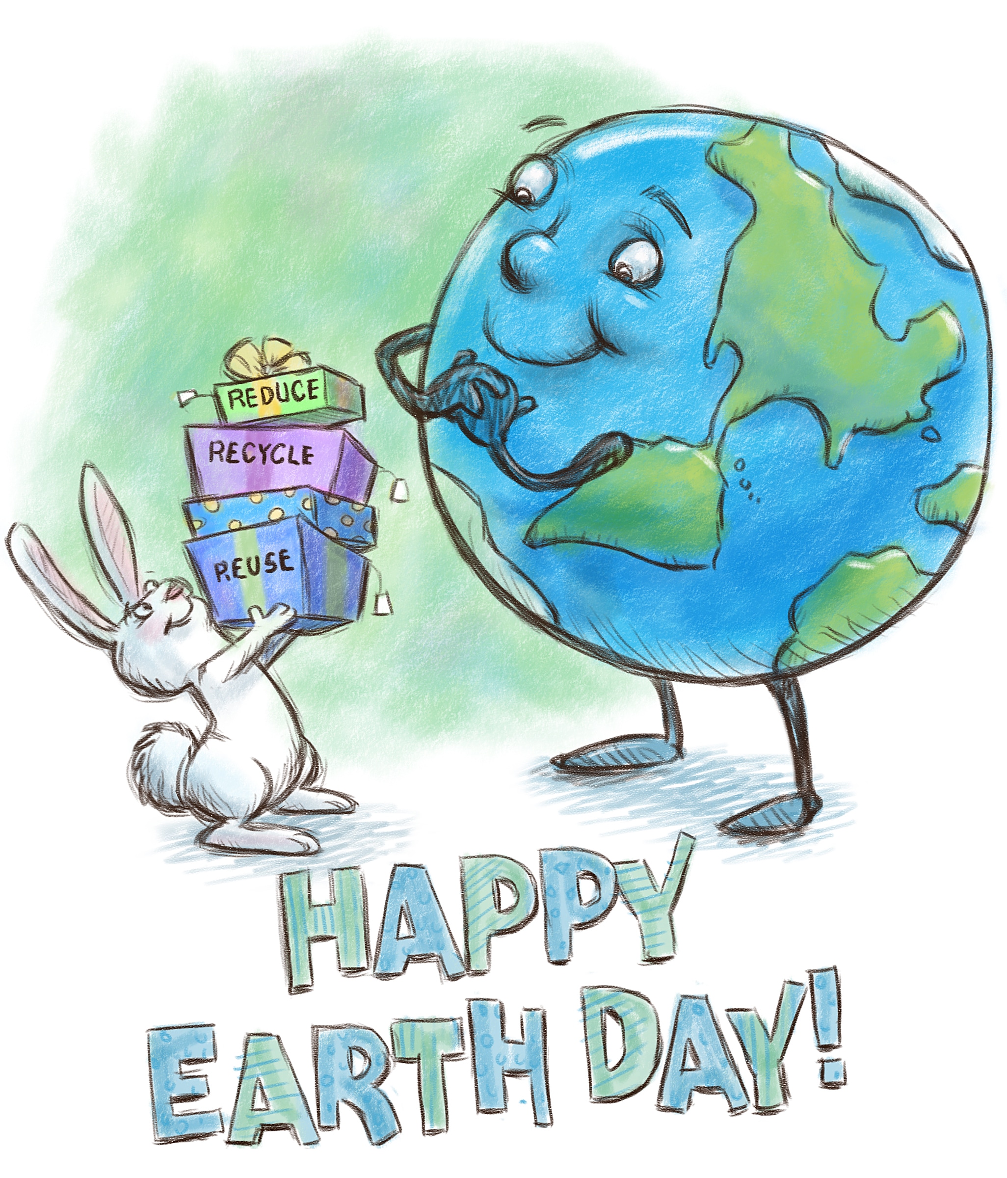 Earth Day Drawing Awarness – Oppidan Library