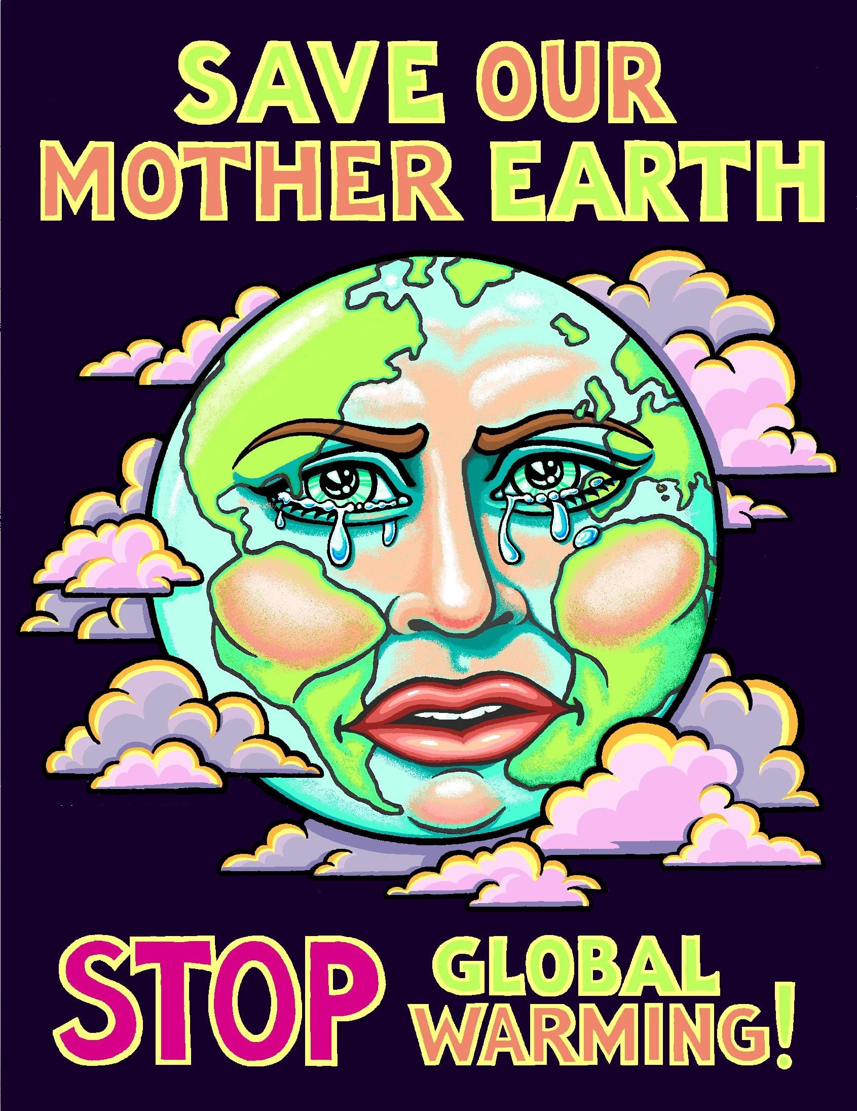 Poster On Save Earth 