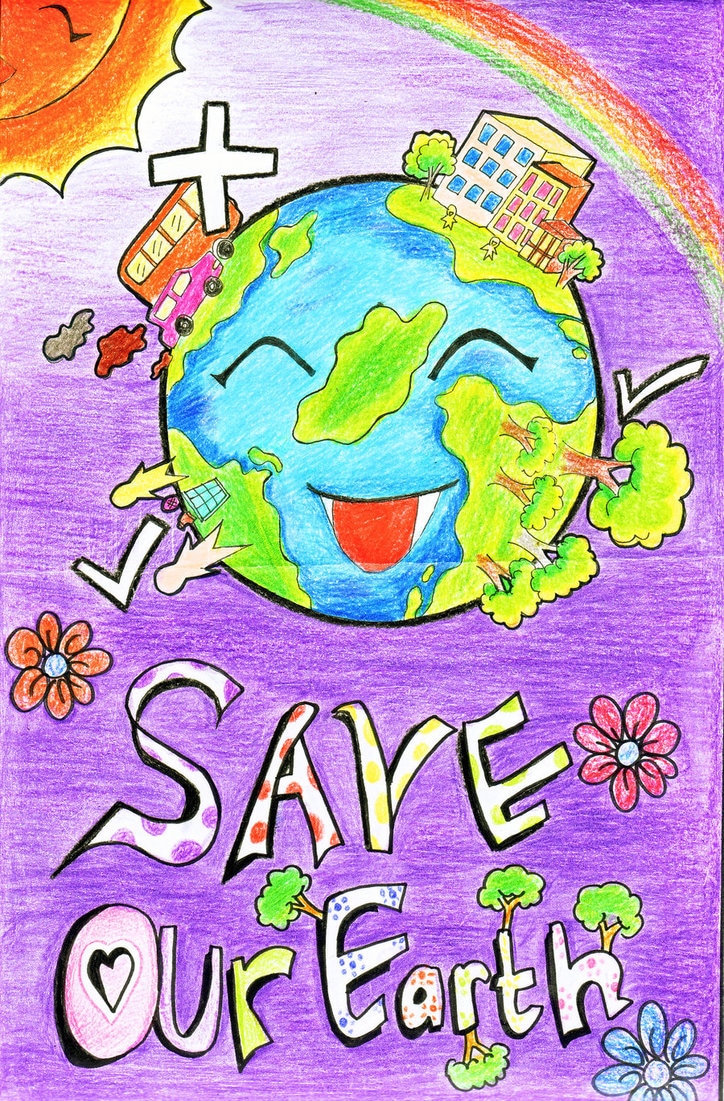 Poster On Save Earth 