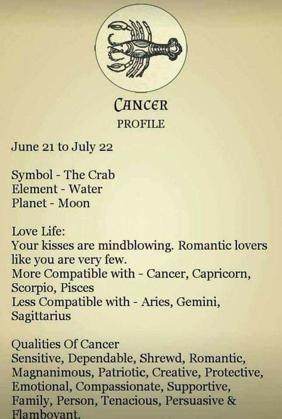  July Birth Sign