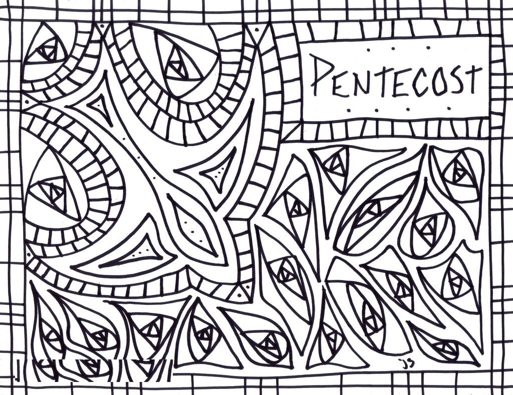 Pentecost Coloring Pages 
