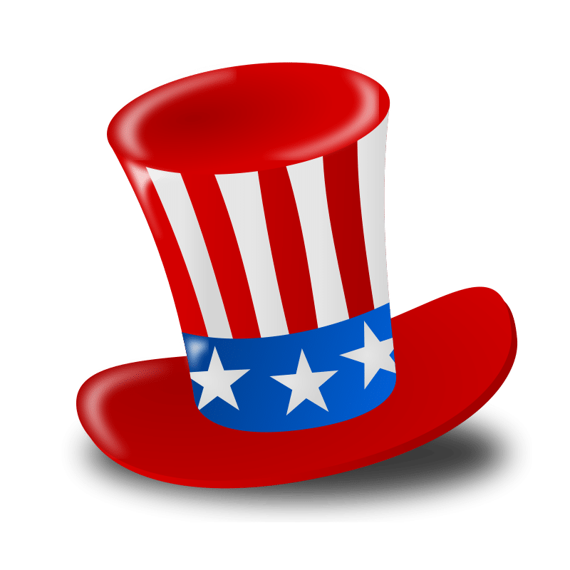 4th July Hat Clipart Oppidan Library