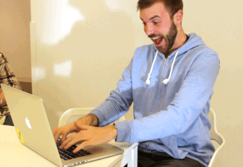 funny animated gif free for download man looking hard working