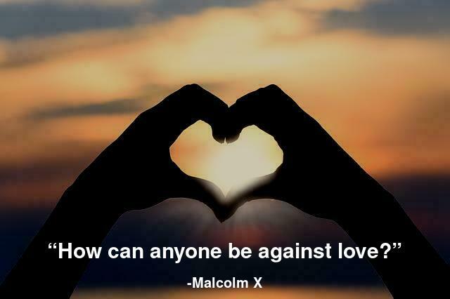 How can anyone be against love?