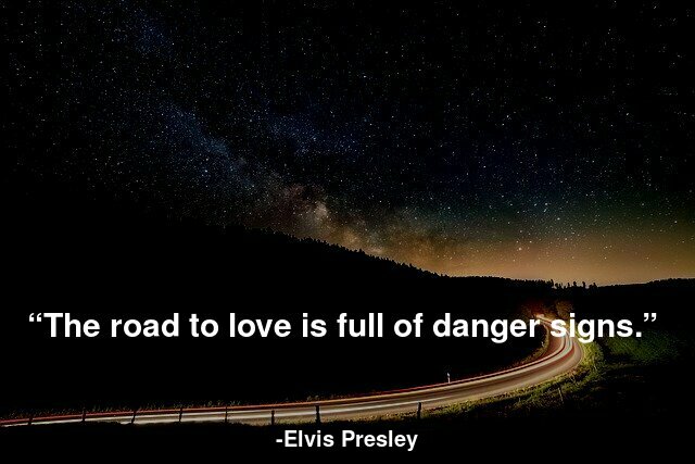 The road to love is full of danger signs.