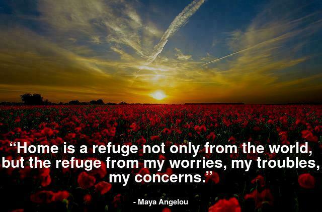maya angelou quotes about home 
