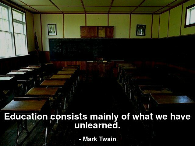 mark twain quotes about education 