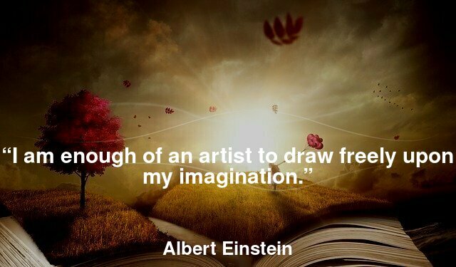 “I am enough of an artist to draw freely upon my imagination.”