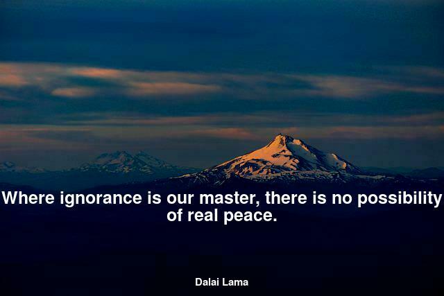 Quotes of Dalai Lama on Peace 