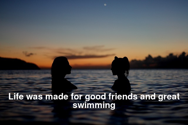 Most Fun Quotes on Swimming with Friends