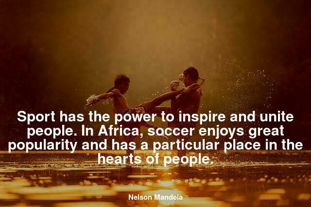 Sports has the power to inspire and unite people. In Africa, soccer enjoys great popularity and has a particular place in the hearts of people.